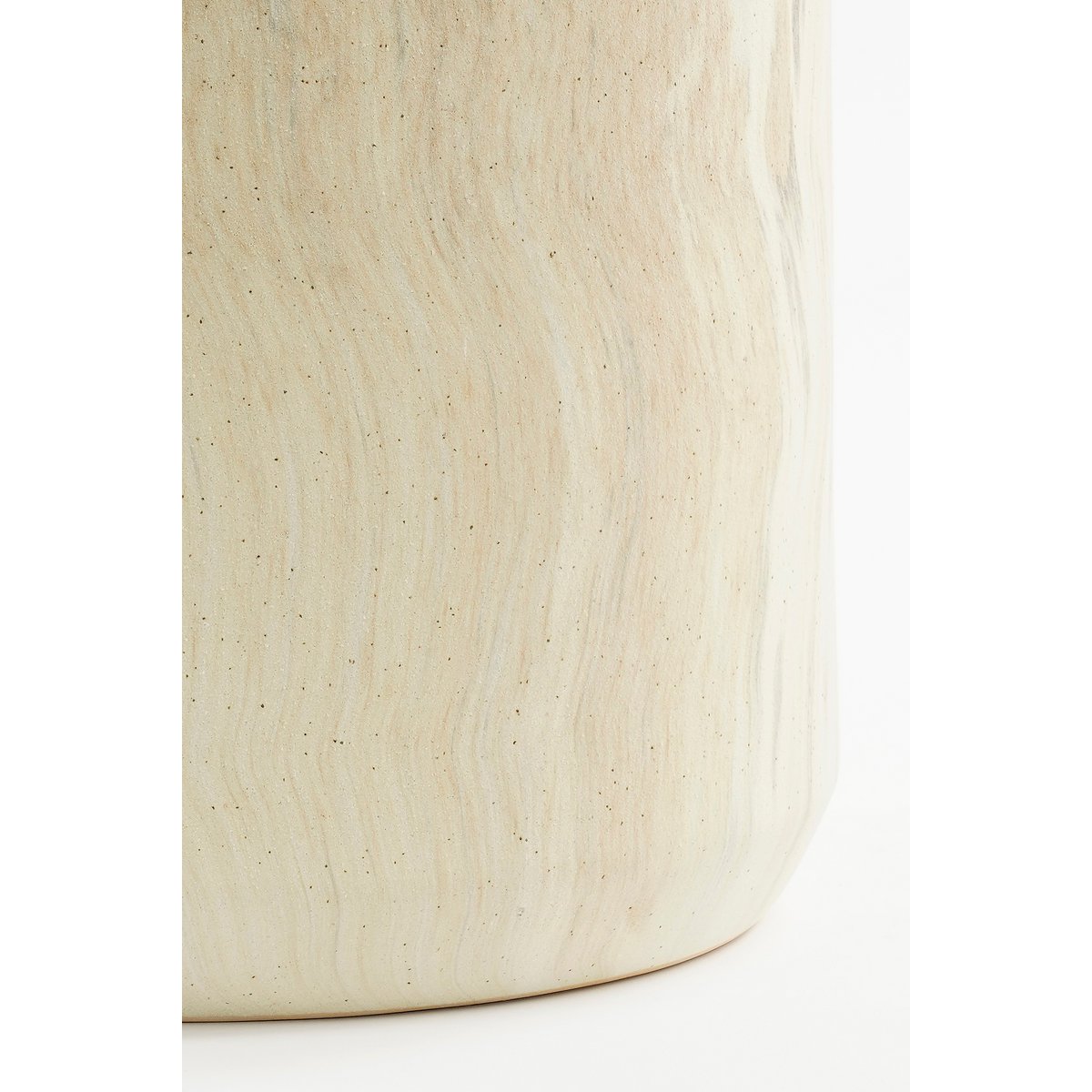 Vase Trentino - L29 x L25 x H39 cm - Céramique - Beige