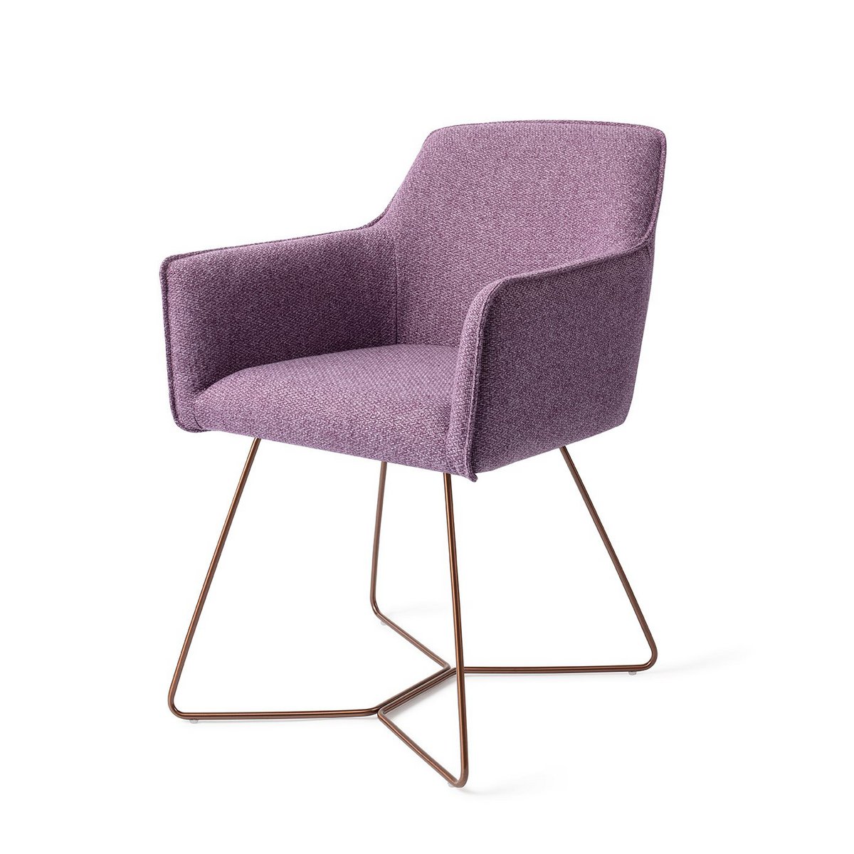 Jesper Home Hofu Chaise de salle à manger Beehive Rose