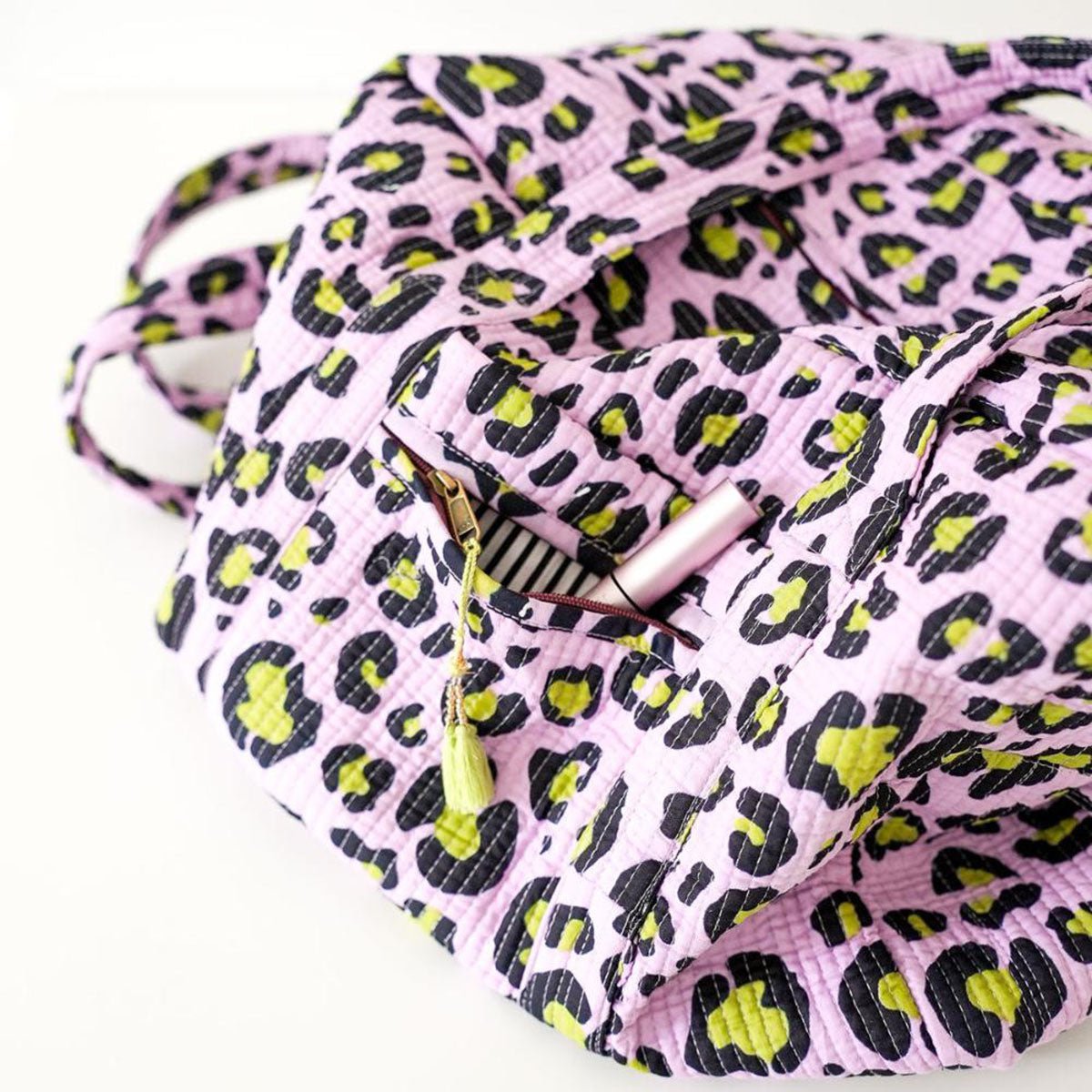 Grand sac de voyage "Oh Leo Cosmic Lilac"