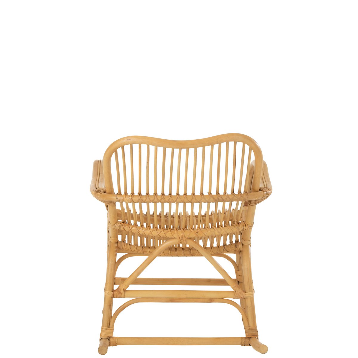 Chaise à bascule J-Line Winand - rotin - naturel