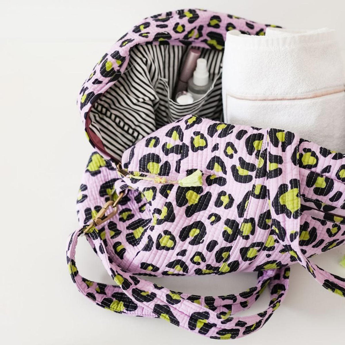 Grand sac de voyage "Oh Leo Cosmic Lilac"
