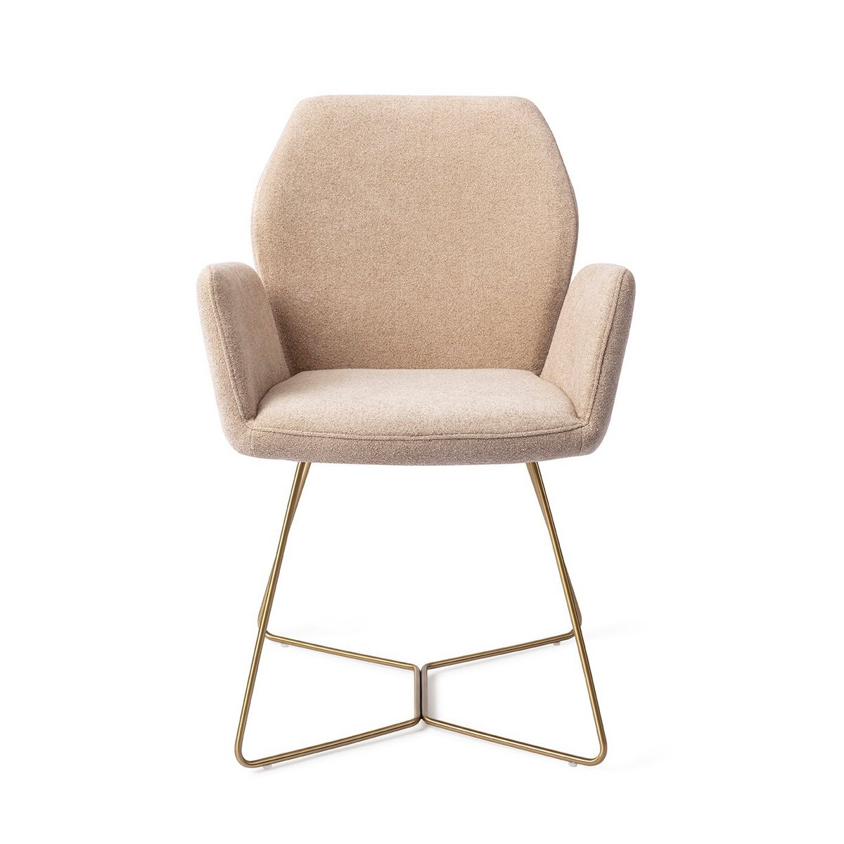 Jesper Home Misaki Chaise de salle à manger Beehive Or