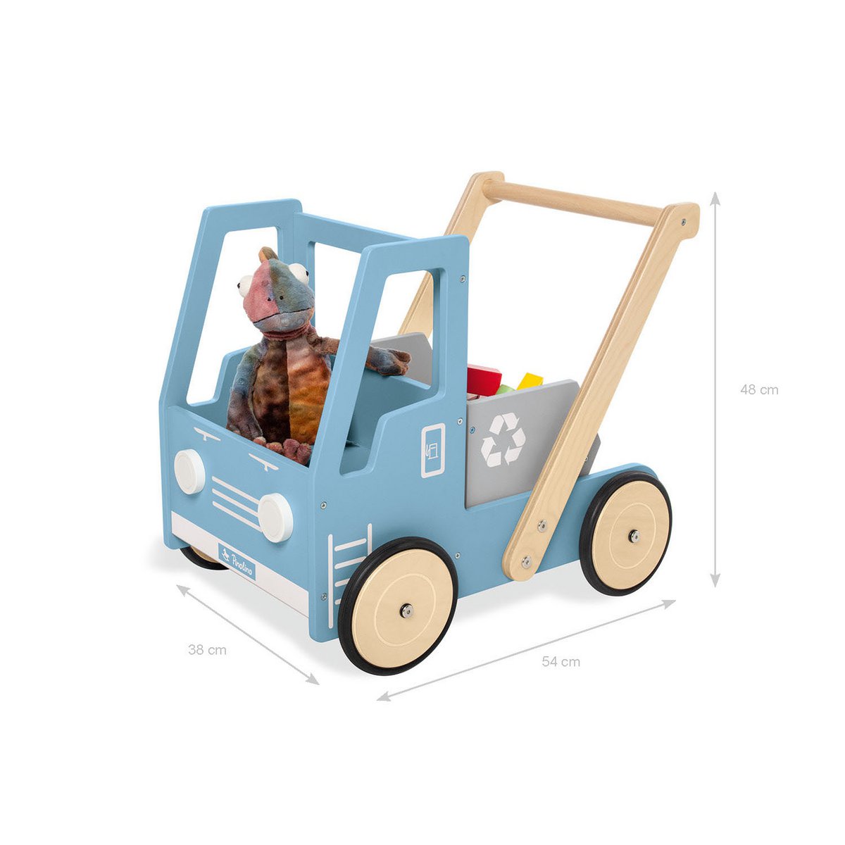 Apprentissage Walker 'Kipplaster Fred', bleu
