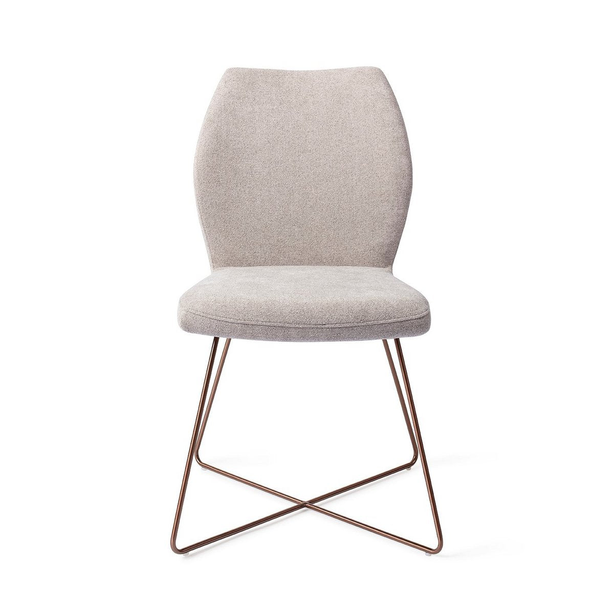 Jesper Home Ikata Chaise de salle à manger Cross Rose