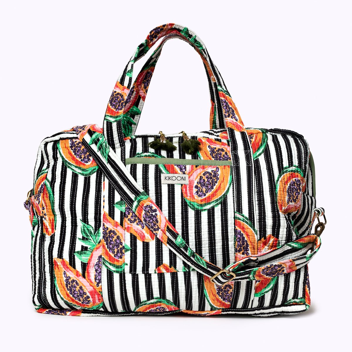 Grand sac de voyage "mon amour de papaye"