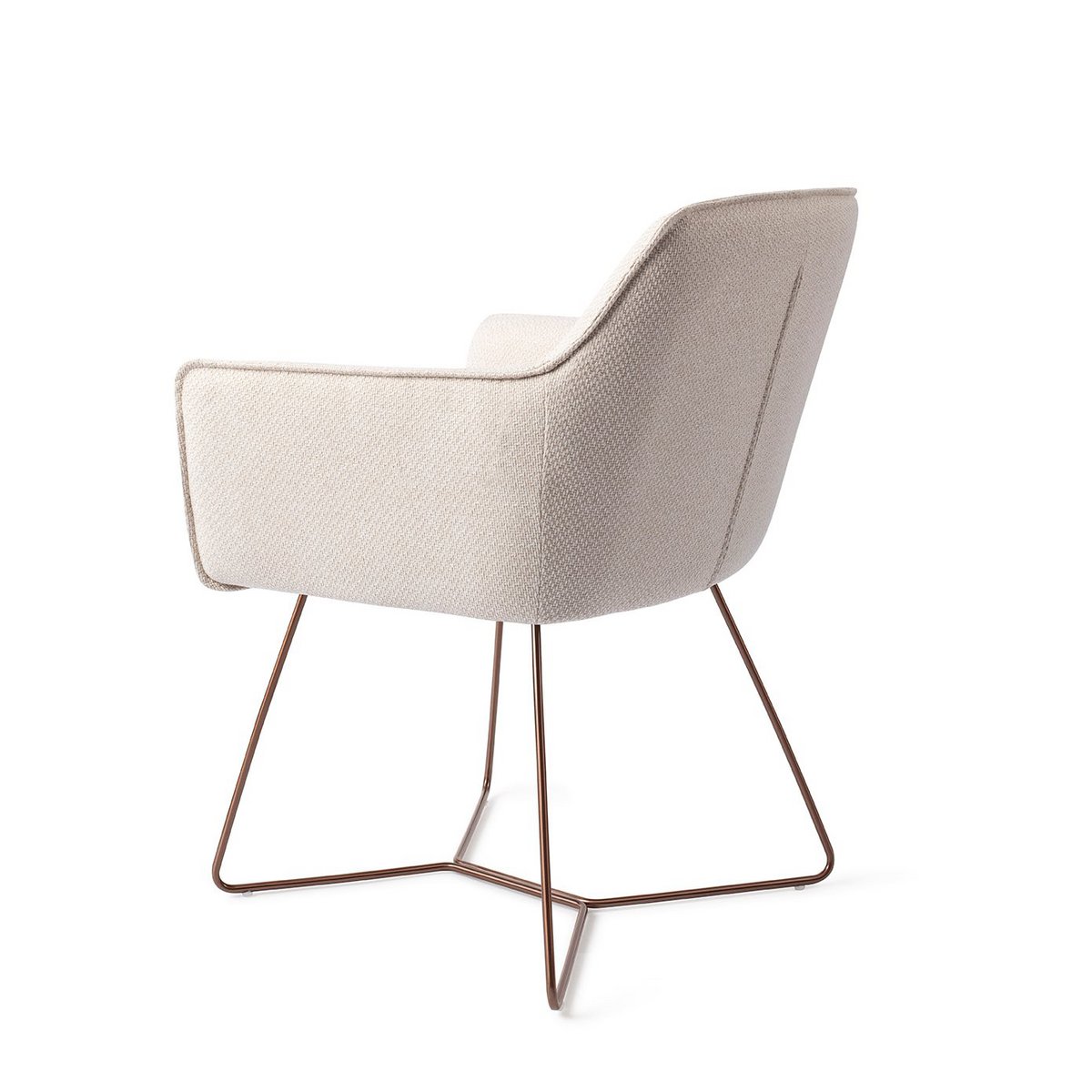 Jesper Home Hofu Chaise de salle à manger Beehive Rose