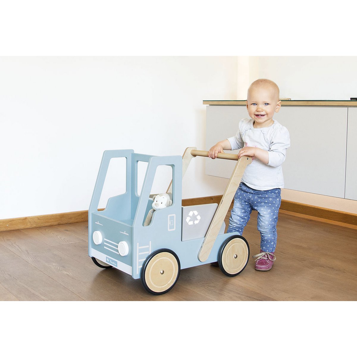 Apprentissage Walker 'Kipplaster Fred', bleu
