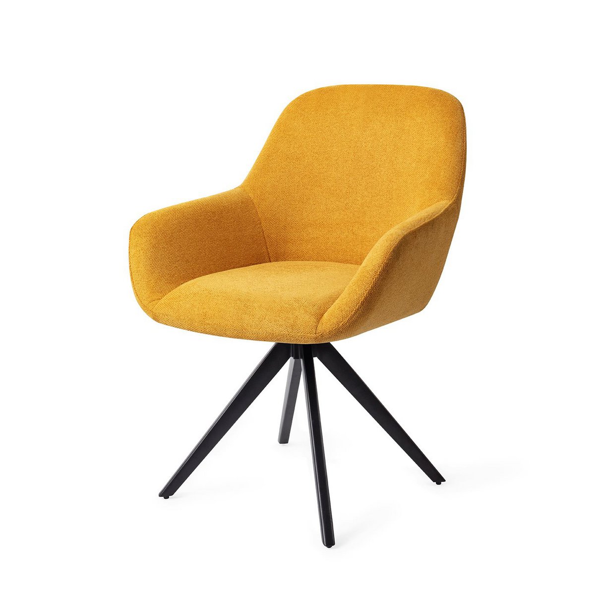 Jesper Home Kushi Chaise de Salle à Manger Tourner Noir