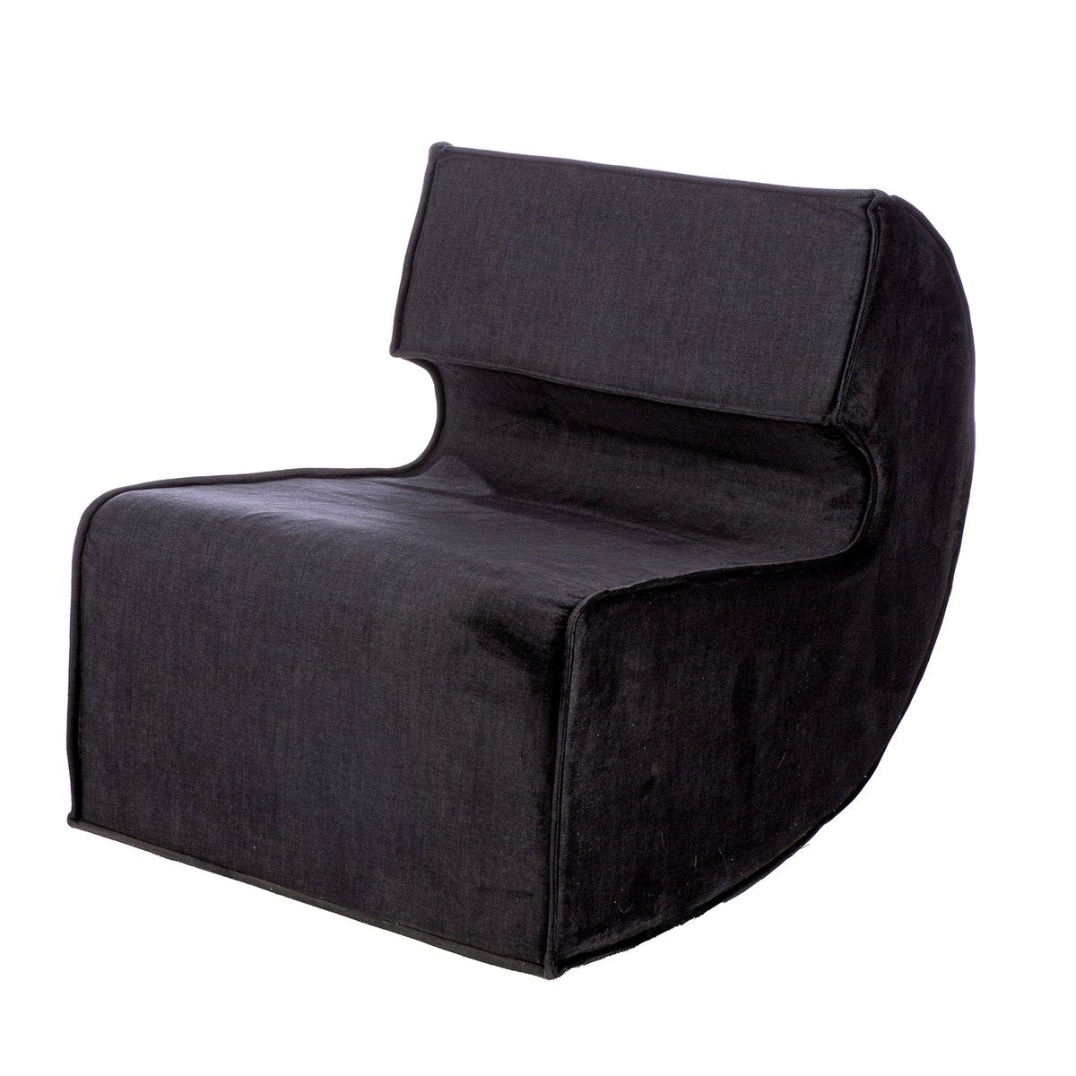 Fauteuil Nobra, noir H.77 cm