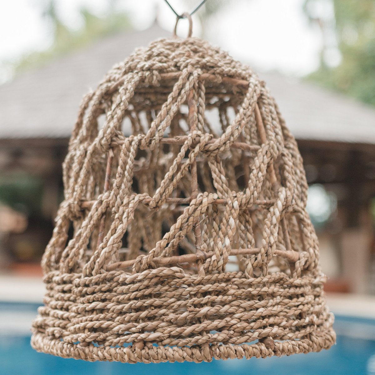 Lampe en jonc de mer | Abat-jour PADANG