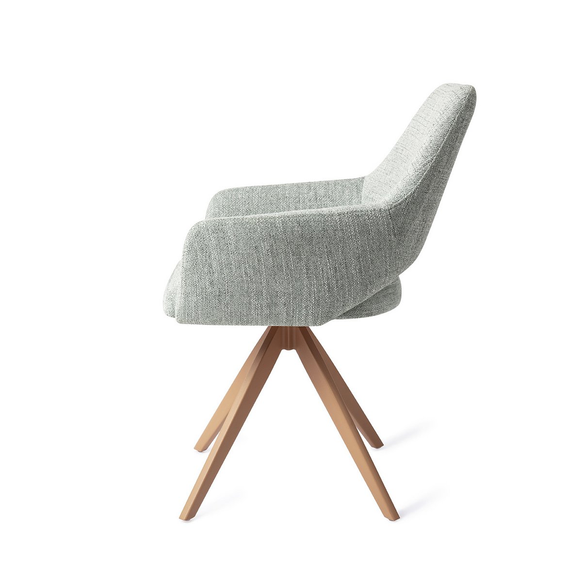 Jesper Home Yanai Chaise de salle à manger Turn Peach