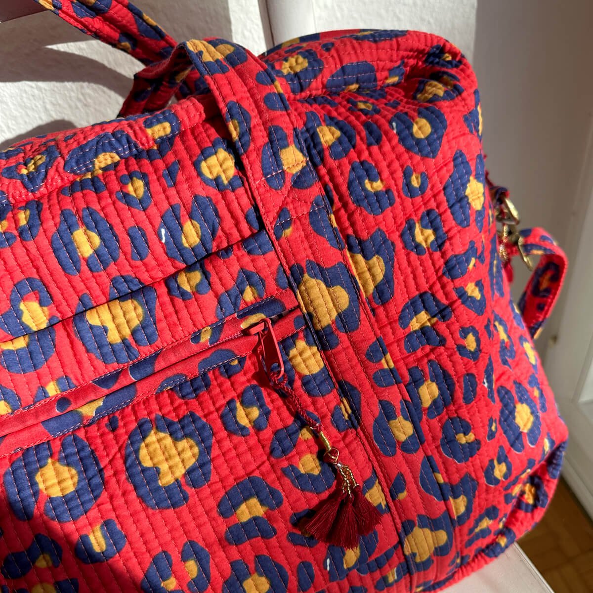 Grand sac de voyage "Oh Leo Love"