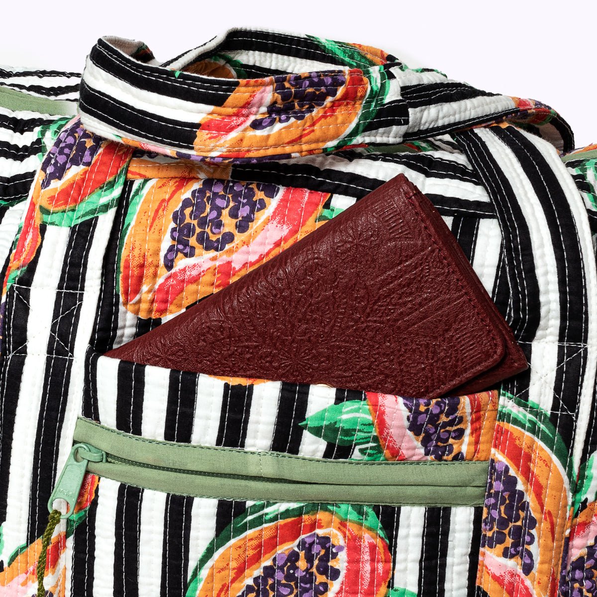 Grand sac de voyage "mon amour de papaye"