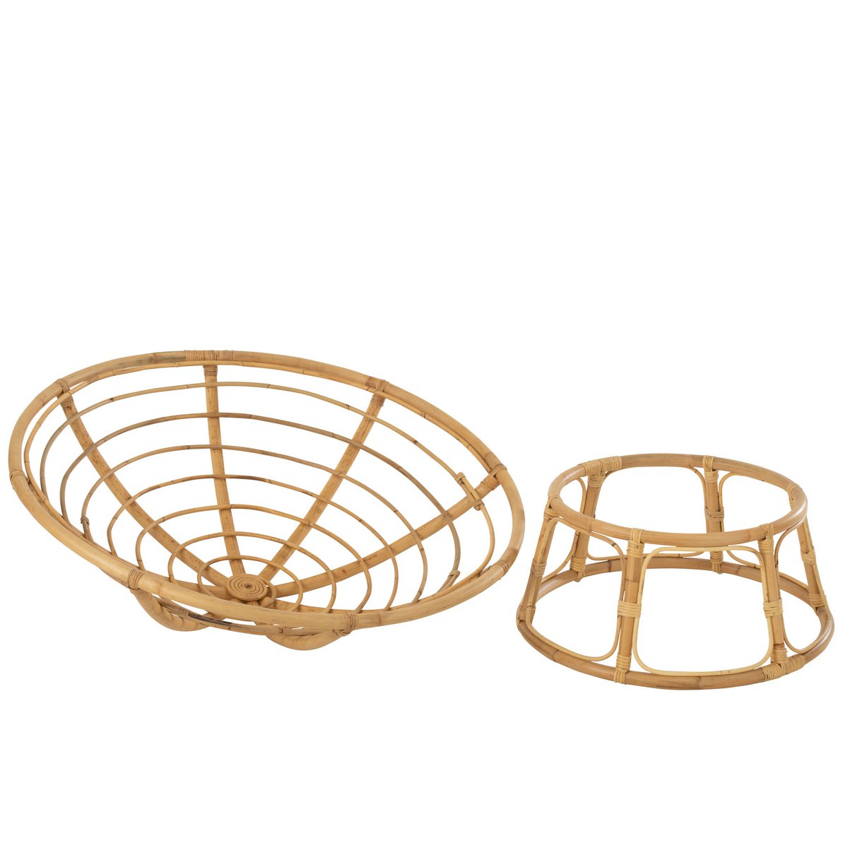 Canapé J-Line Celine + Coussin Rotin Naturel