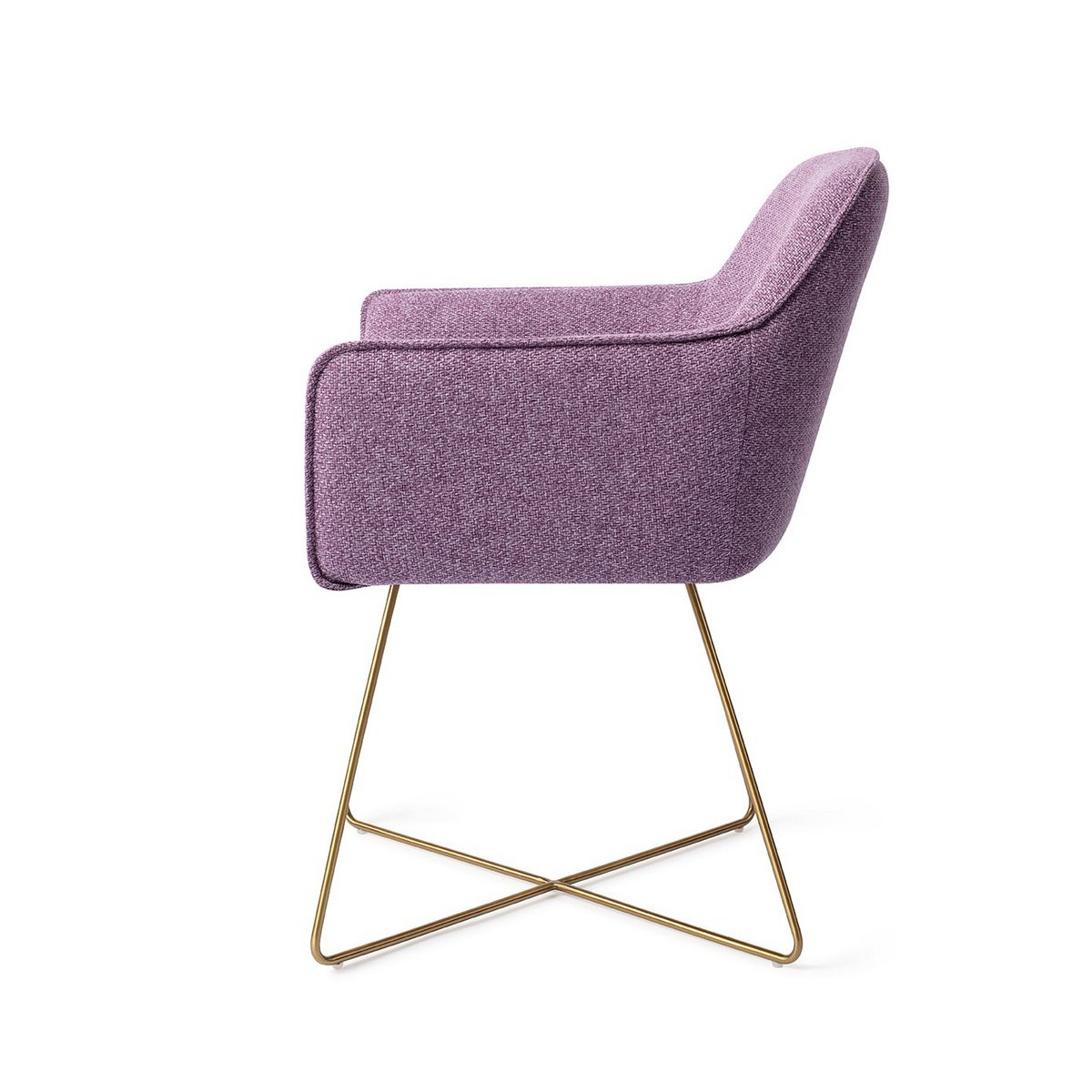 Jesper Home Hofu Chaise de salle à manger Croix Or