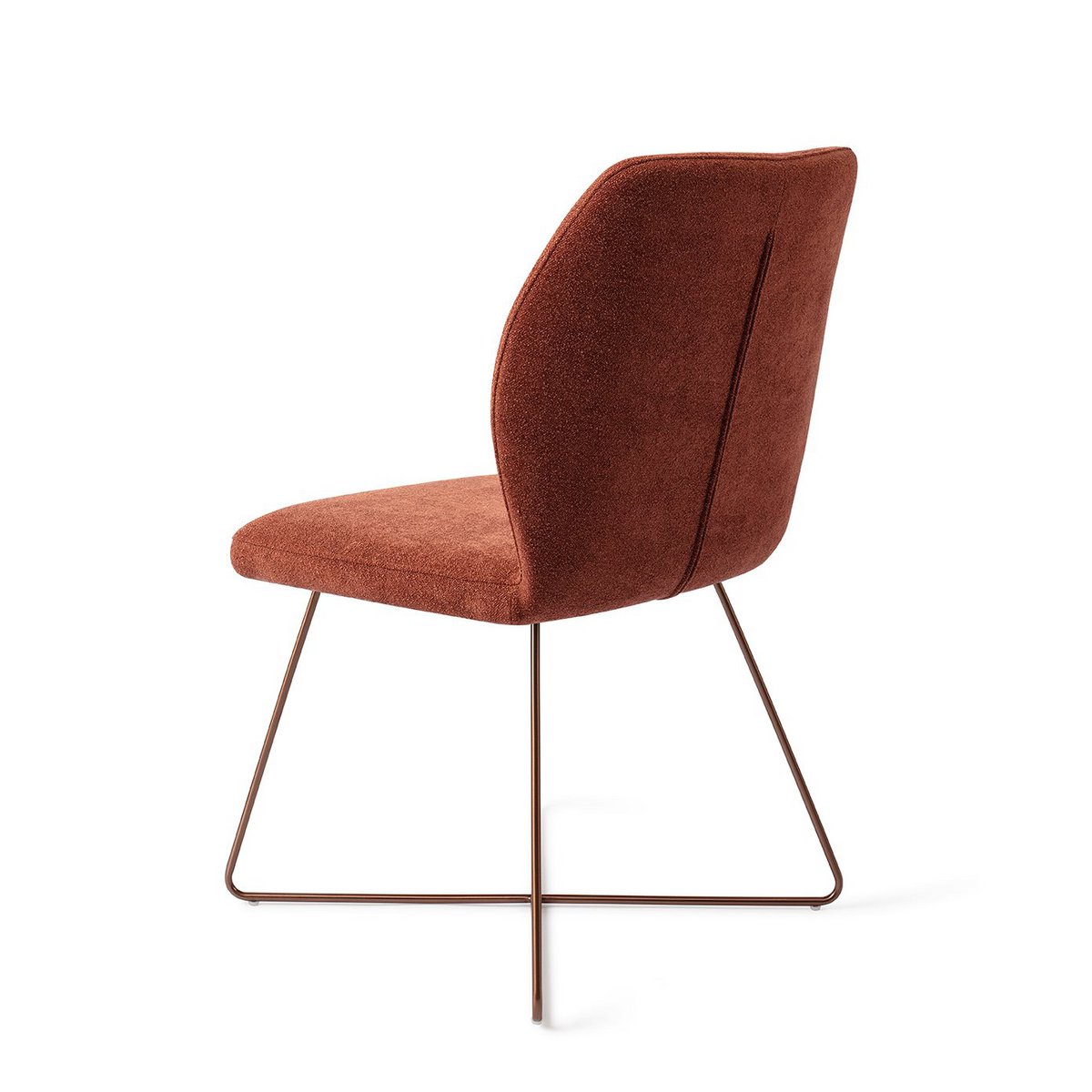 Jesper Home Ikata Chaise de salle à manger Cross Rose