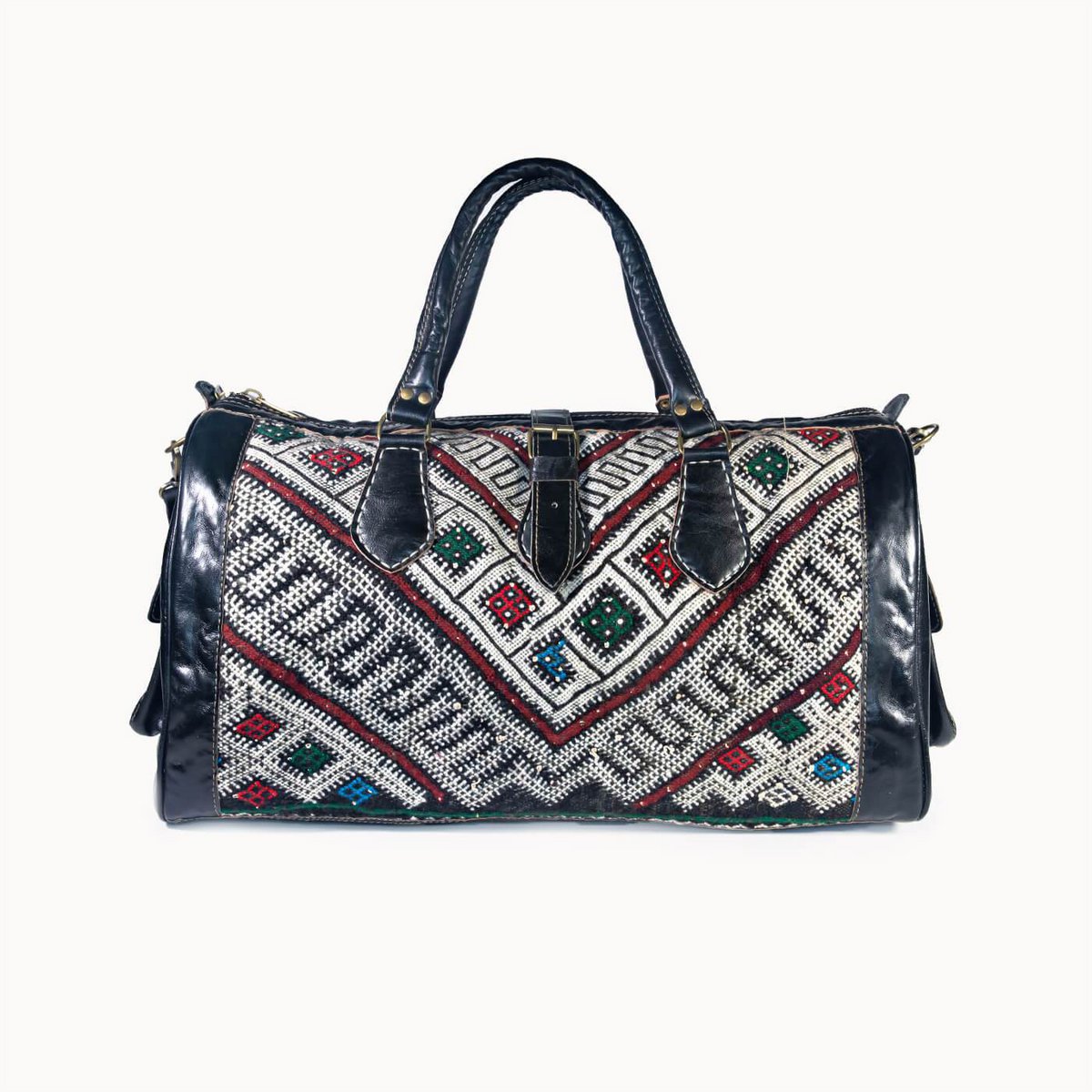 Sac en cuir 'Kilim X'