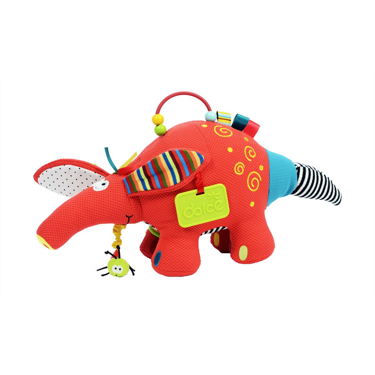 Dolce Classic doudou d'activité Oryctérope Antoine - 42 cm