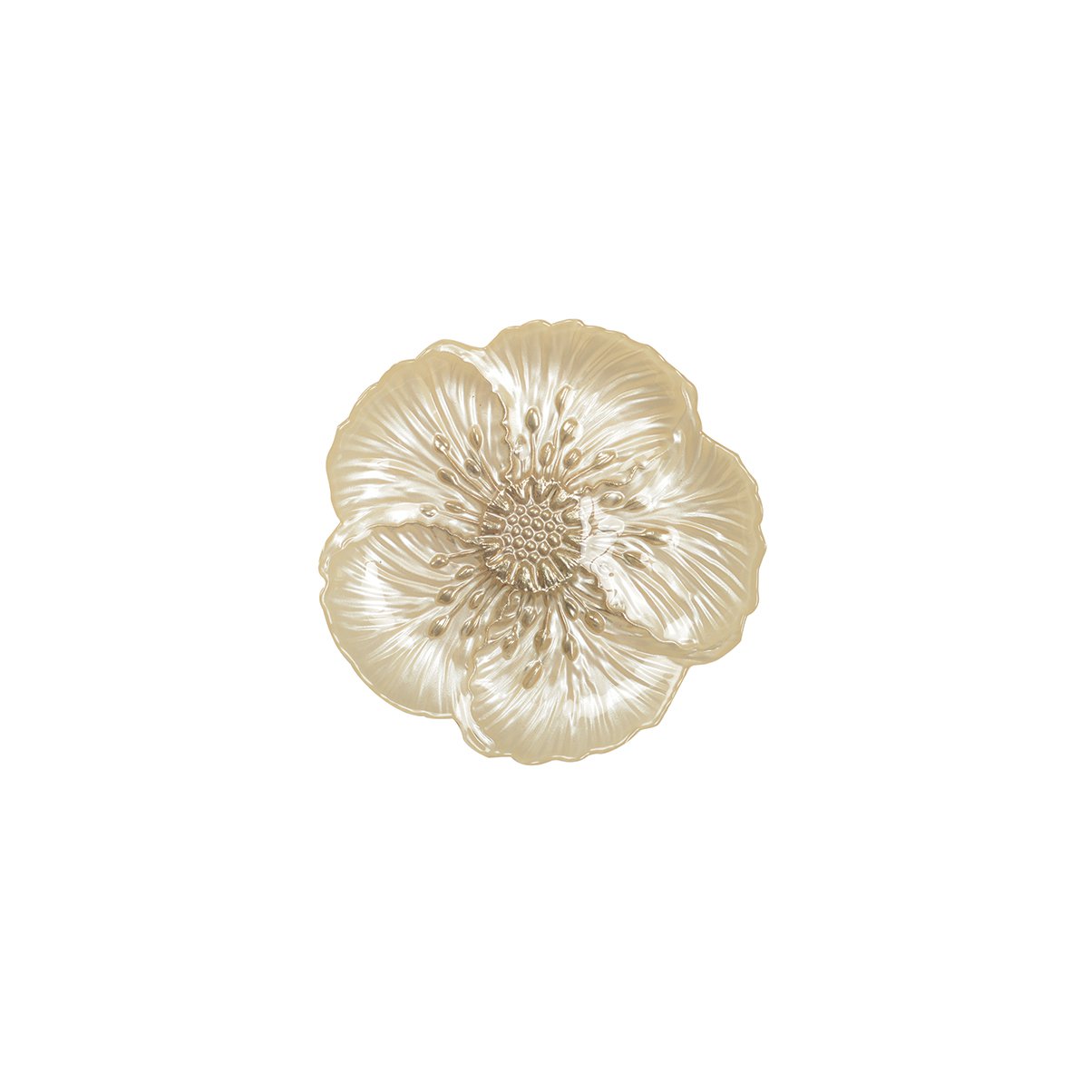 ASSIETTE A DESSERT FLEUR VANILLE