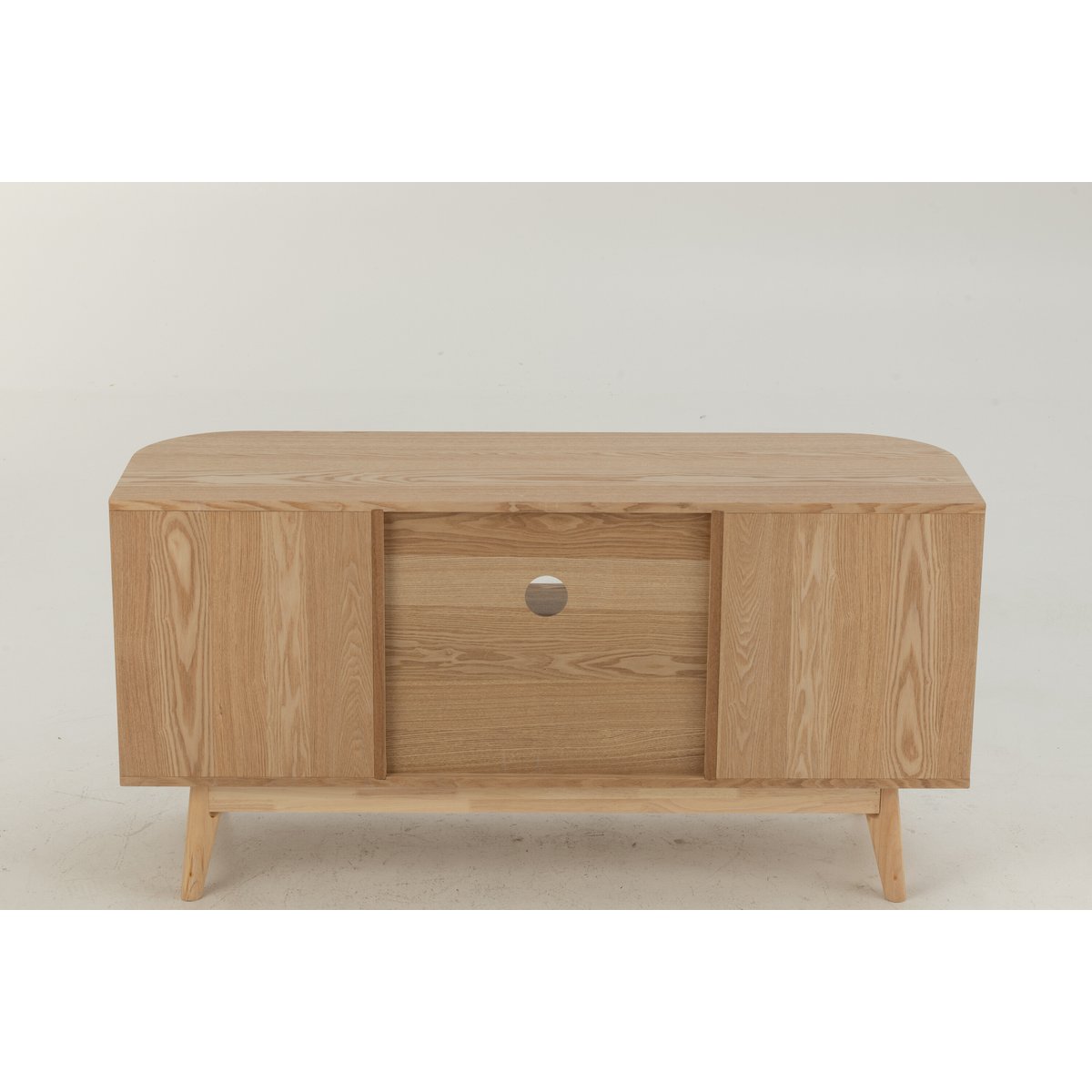 Armoire en j-line ronde mdf / denenhout naturel small