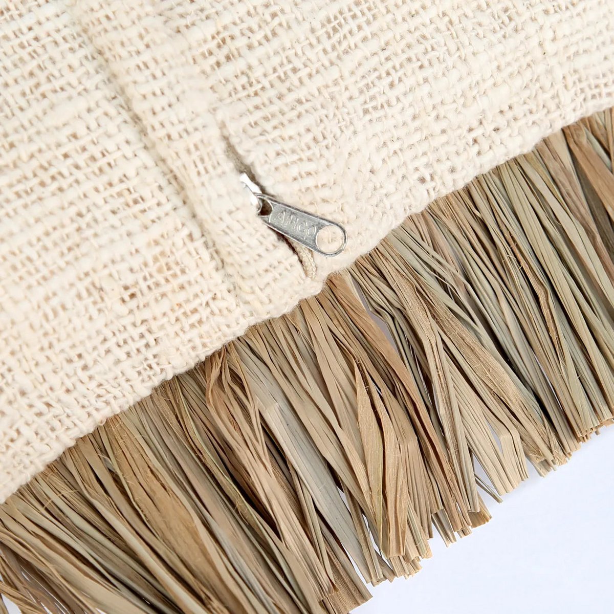 Housse de Coussin Saint Tropez - Blanc Naturel - 30x50