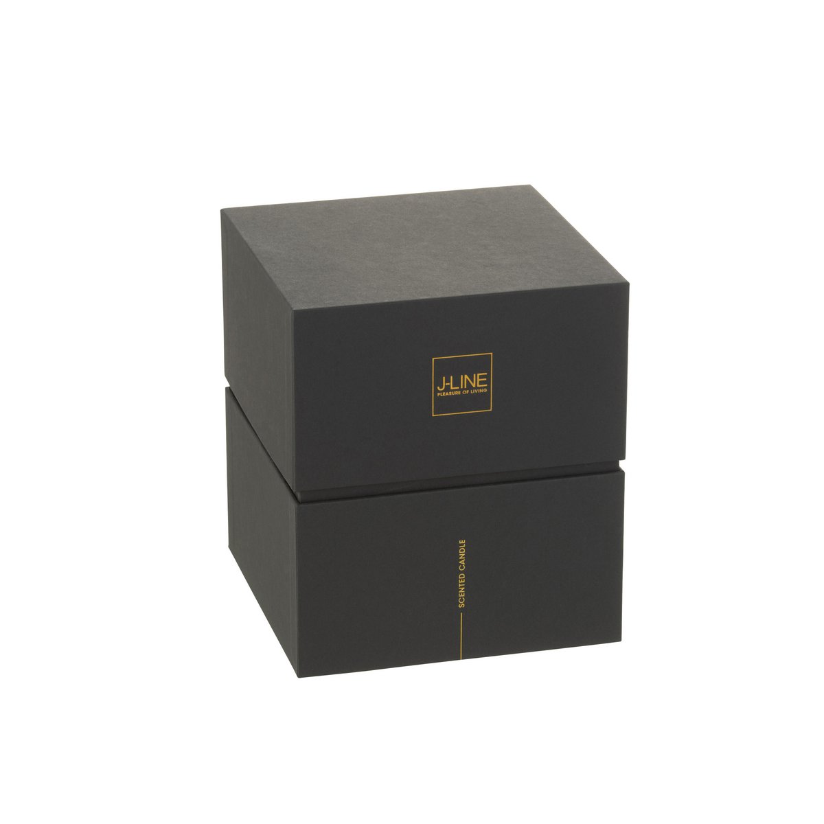 Bougie parfumée J-Line Noa - Bois de santal - verre - go - grande - 95U