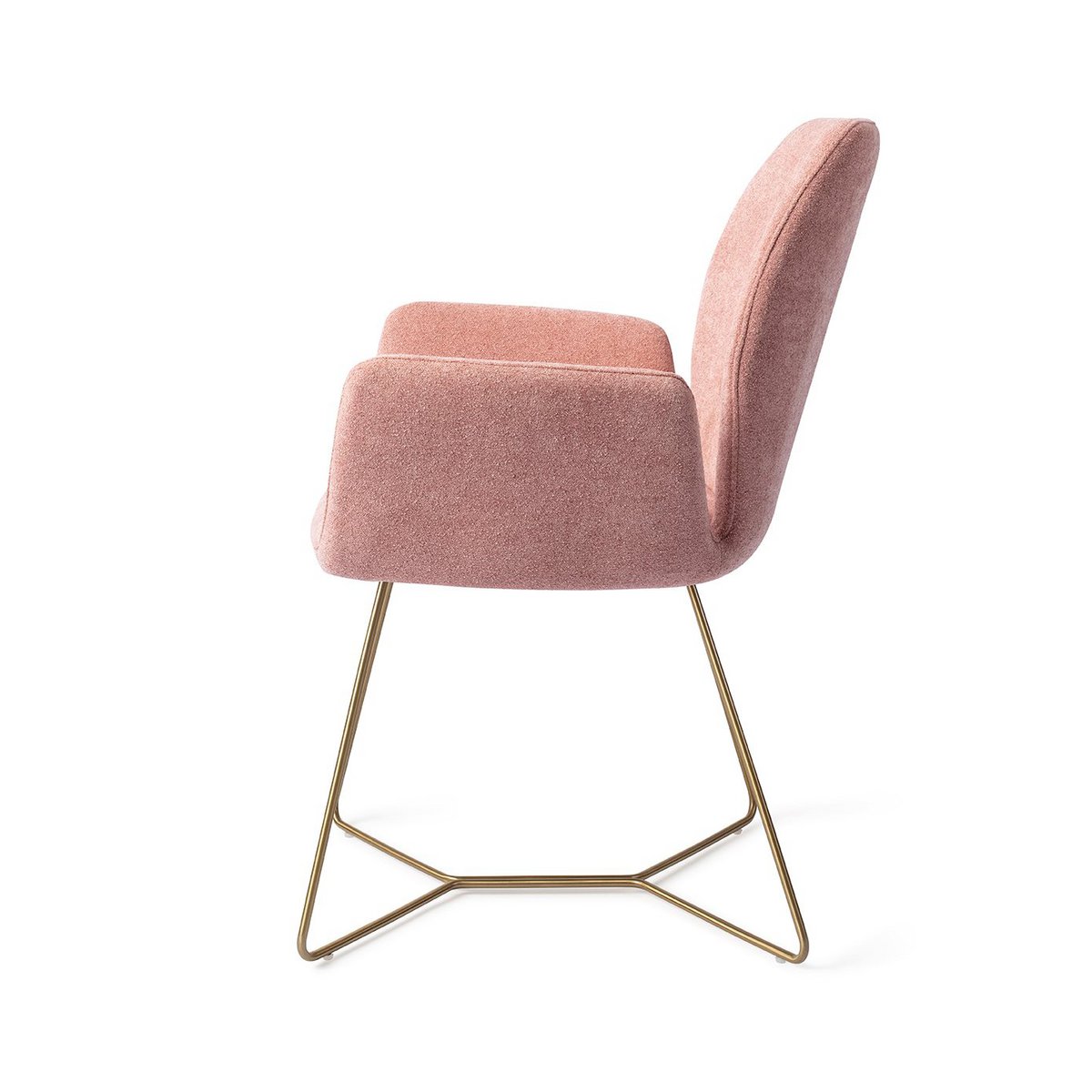 Jesper Home Misaki Chaise de salle à manger Beehive Or