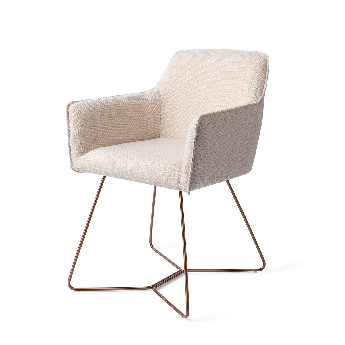 Jesper Home Hofu Chaise de salle à manger Beehive Rose