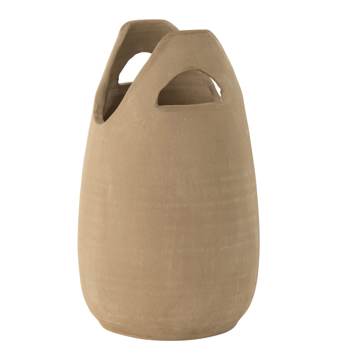 Poignée de vase J-Line - céramique - beige - grande