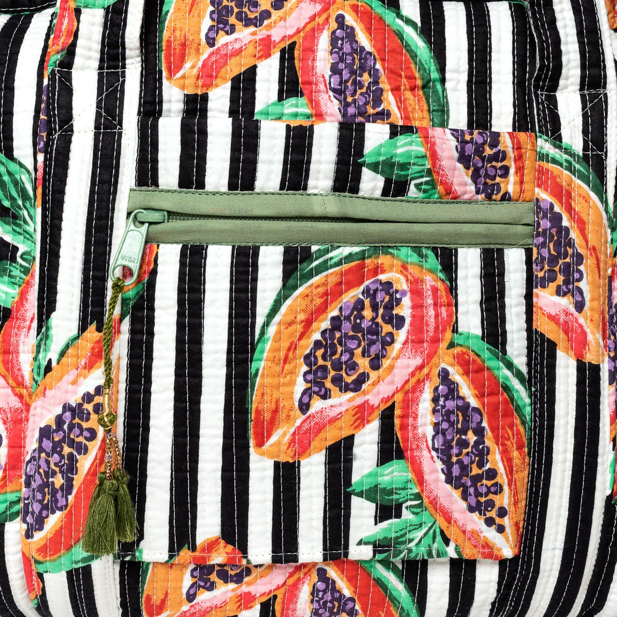 Grand sac de voyage "mon amour de papaye"
