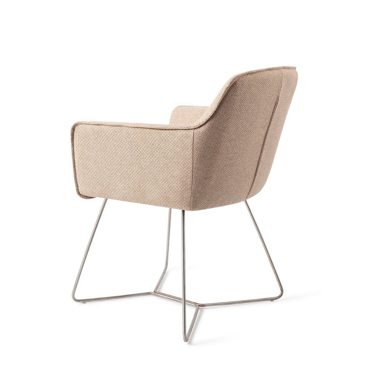 Jesper Home Hofu Chaise de salle à manger Beehive Acier