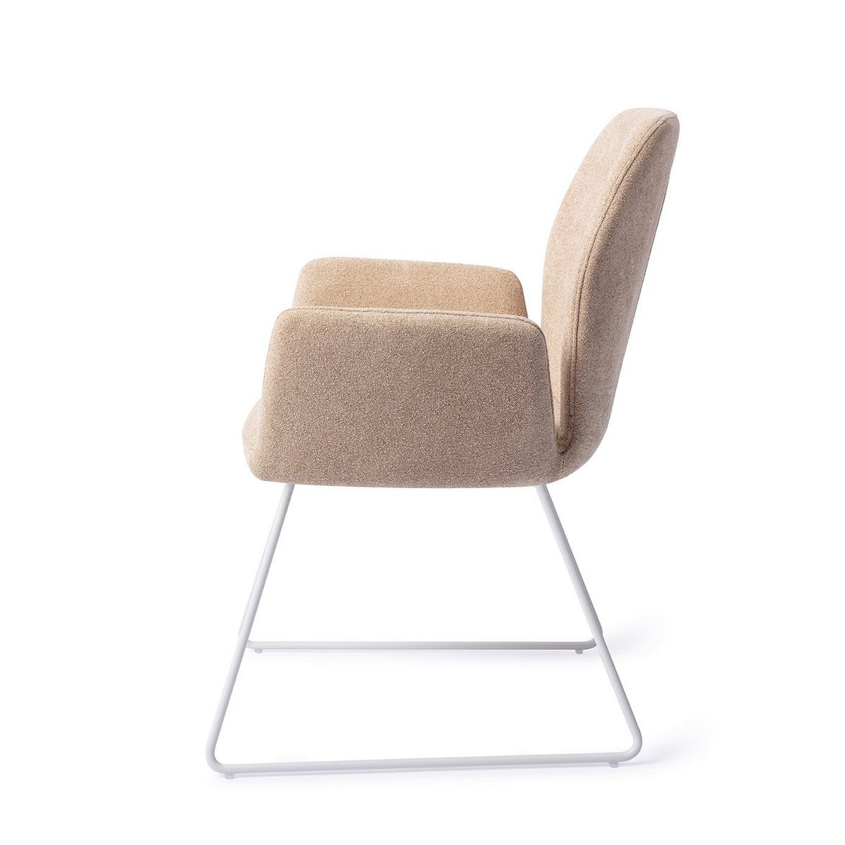 Jesper Home Misaki Eetkamerstoel Toboggan Blanc