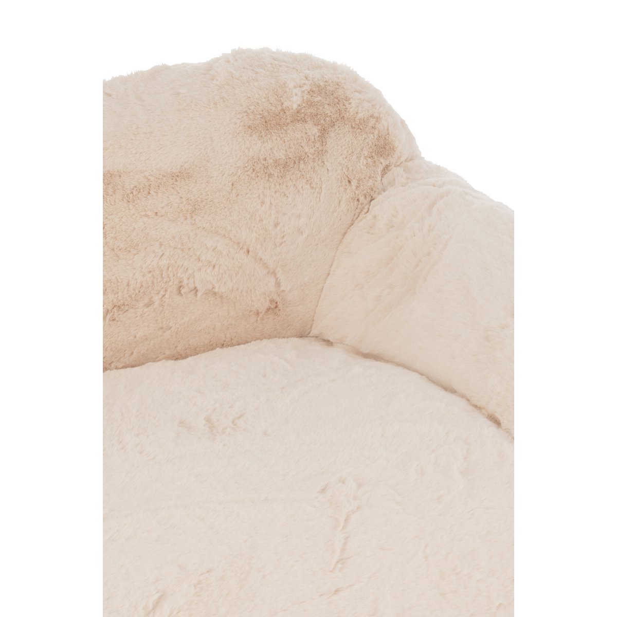 J-Line Canapé Cutie Polyester Crème Grand