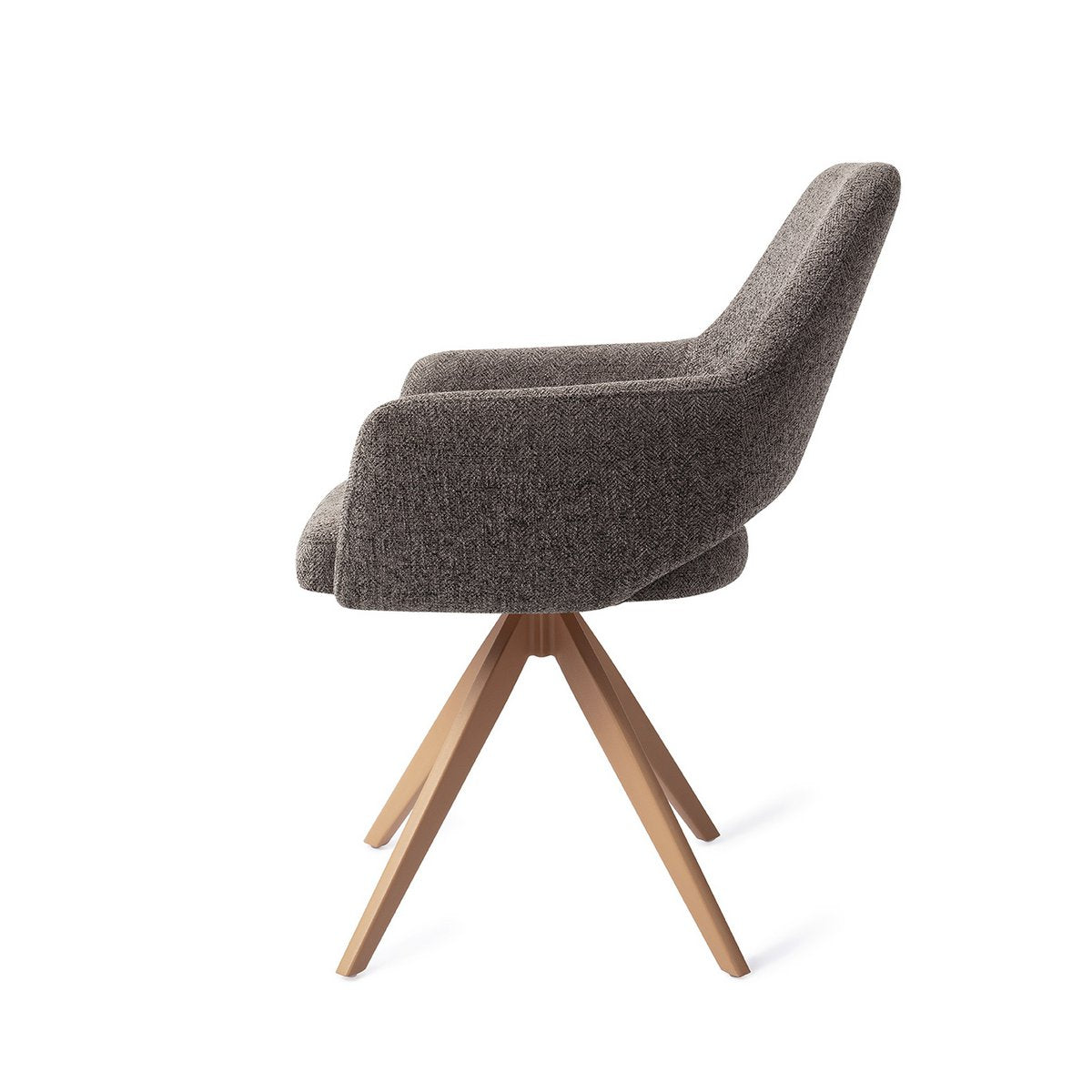 Jesper Home Yanai Chaise de salle à manger Turn Peach