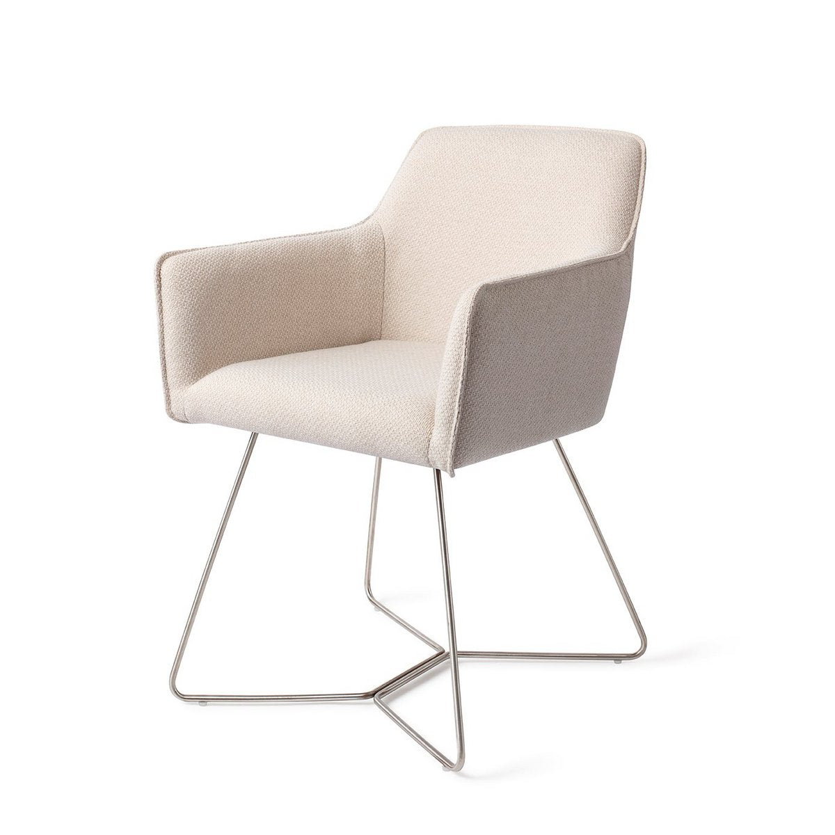 Jesper Home Hofu Chaise de salle à manger Beehive Acier