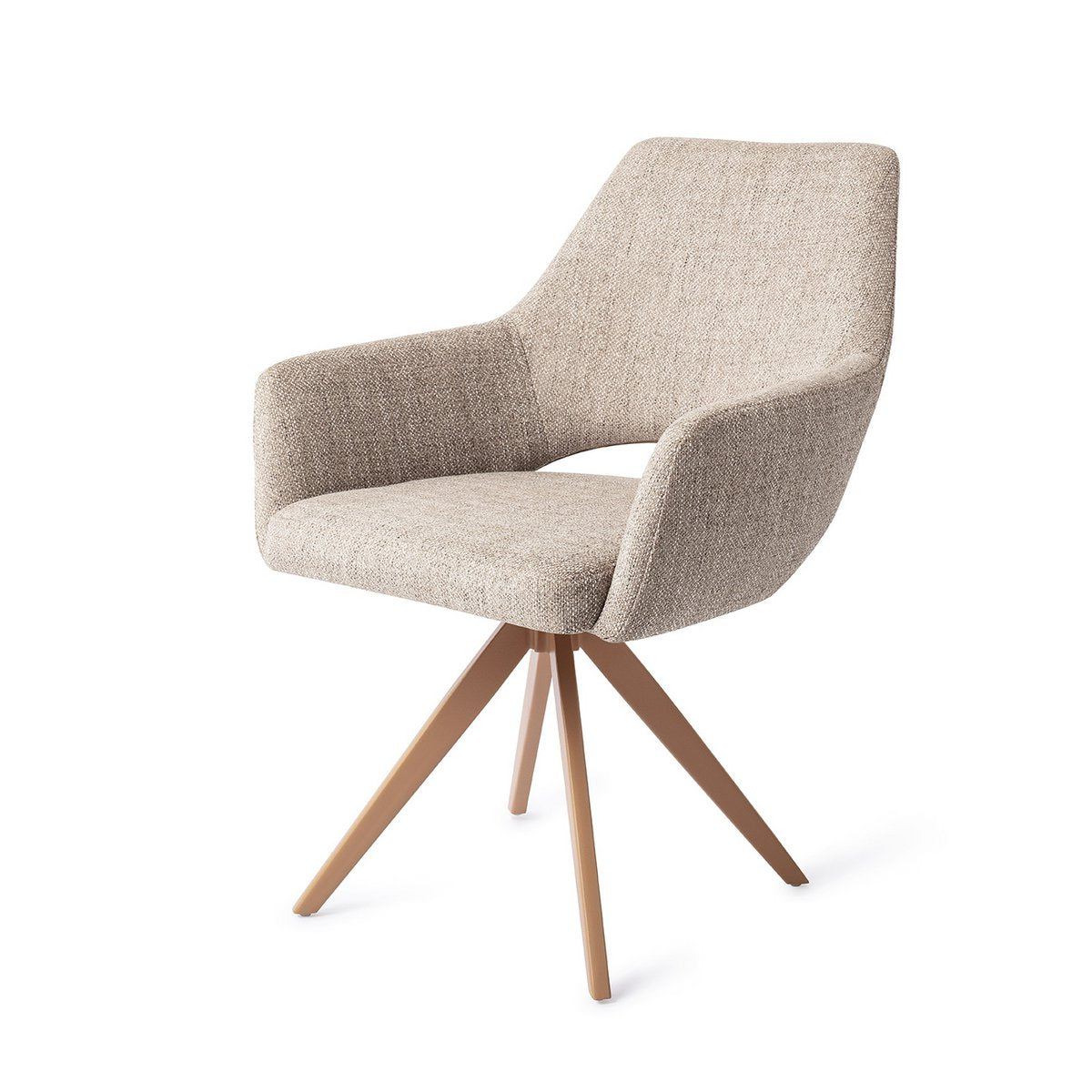 Jesper Home Yanai Chaise de salle à manger Turn Peach