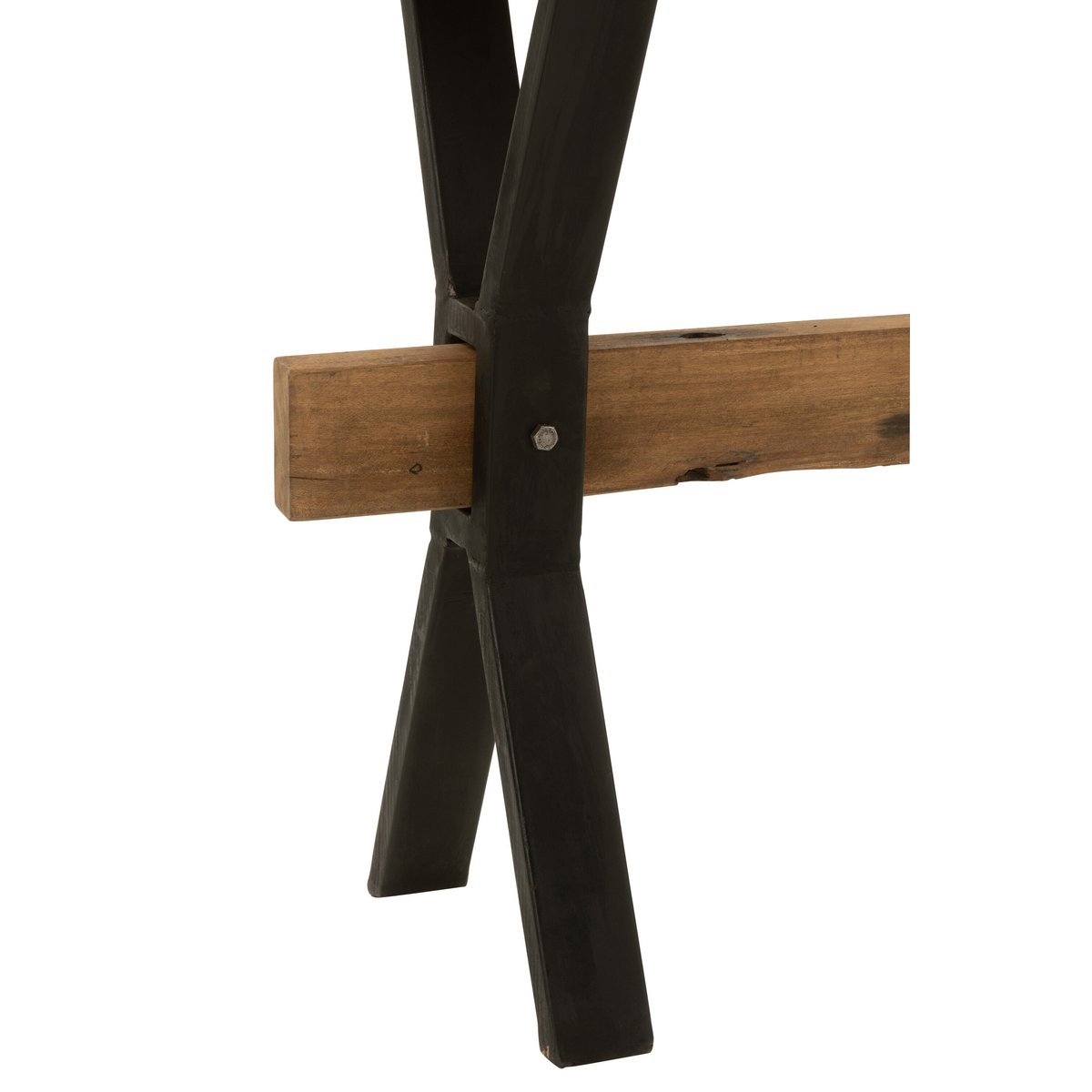 Console J-Line Bois Vieilli Marron