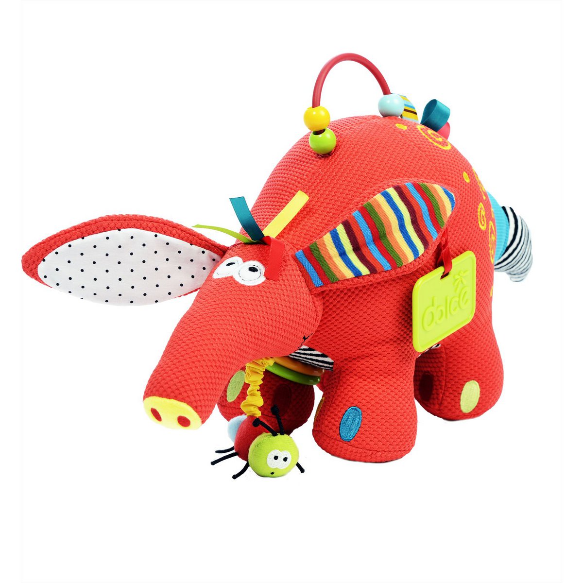 Dolce Classic doudou d'activité Oryctérope Antoine - 42 cm