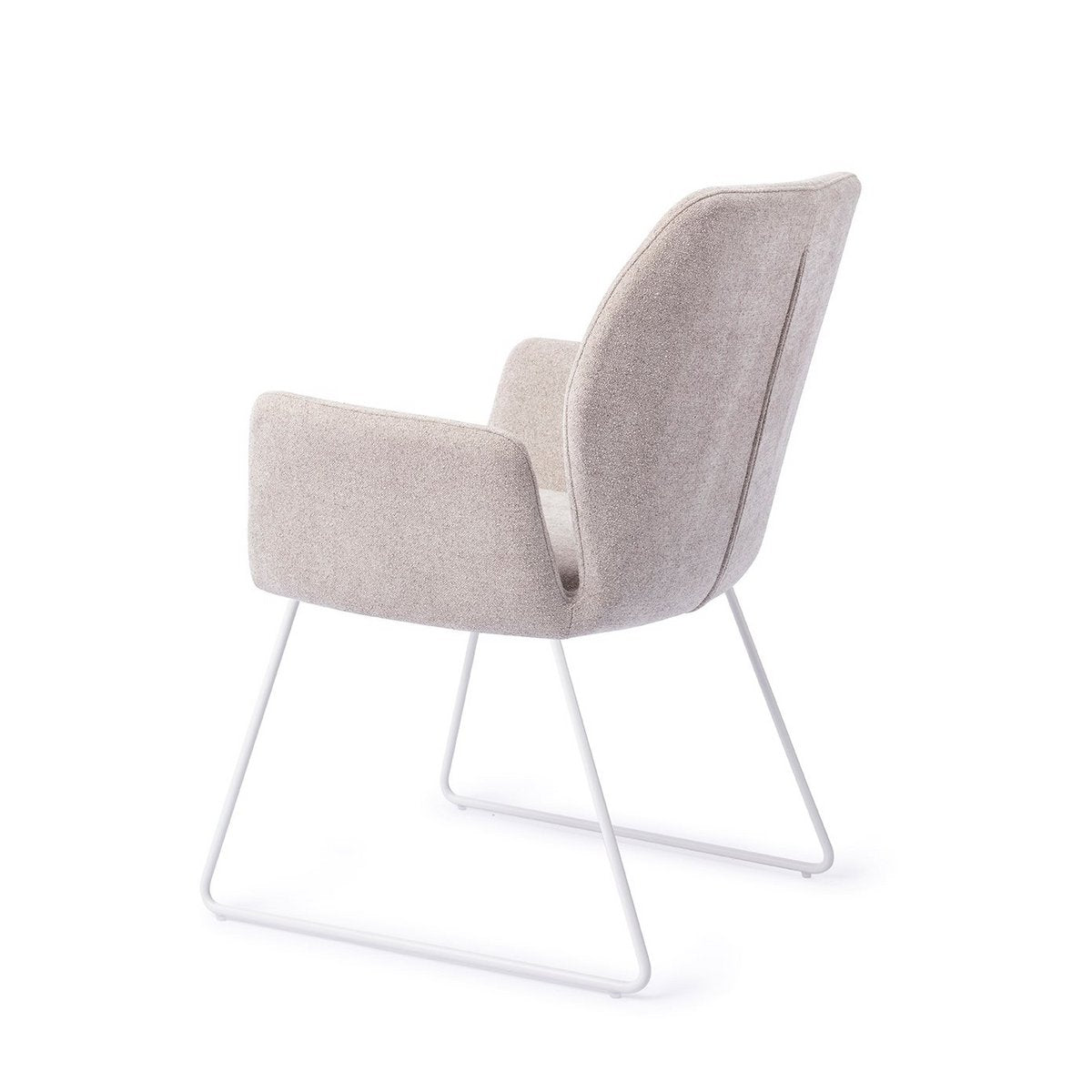 Jesper Home Misaki Eetkamerstoel Toboggan Blanc