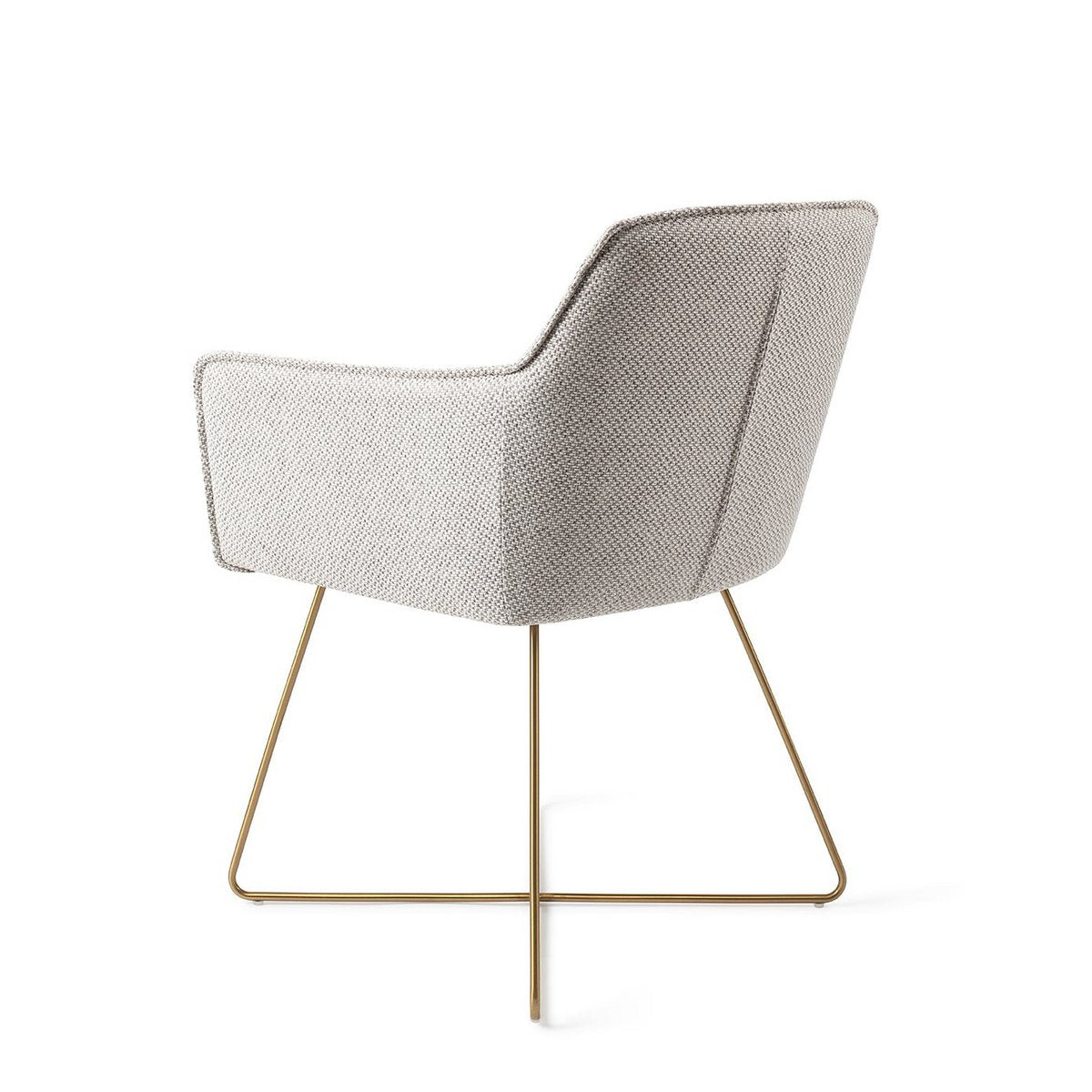Jesper Home Hofu Chaise de salle à manger Croix Or