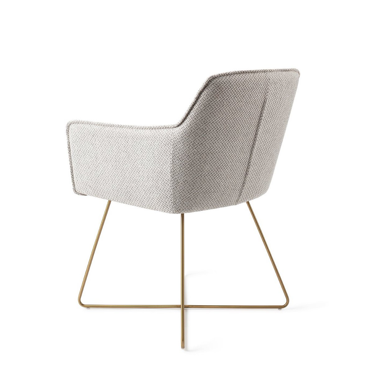 Jesper Home Hofu Chaise de salle à manger Croix Or