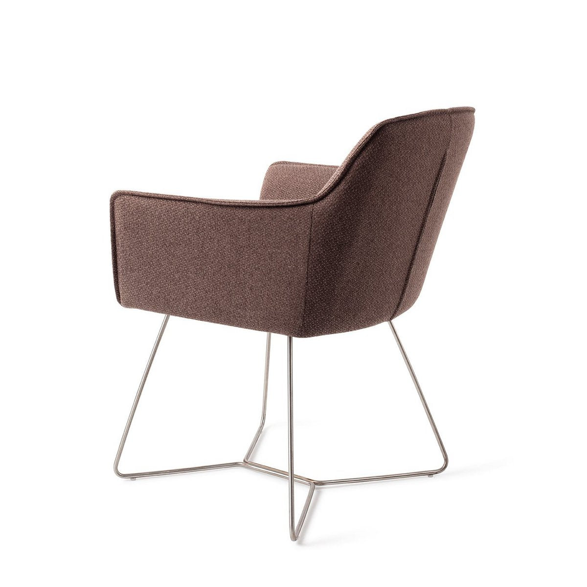 Jesper Home Hofu Chaise de salle à manger Beehive Acier
