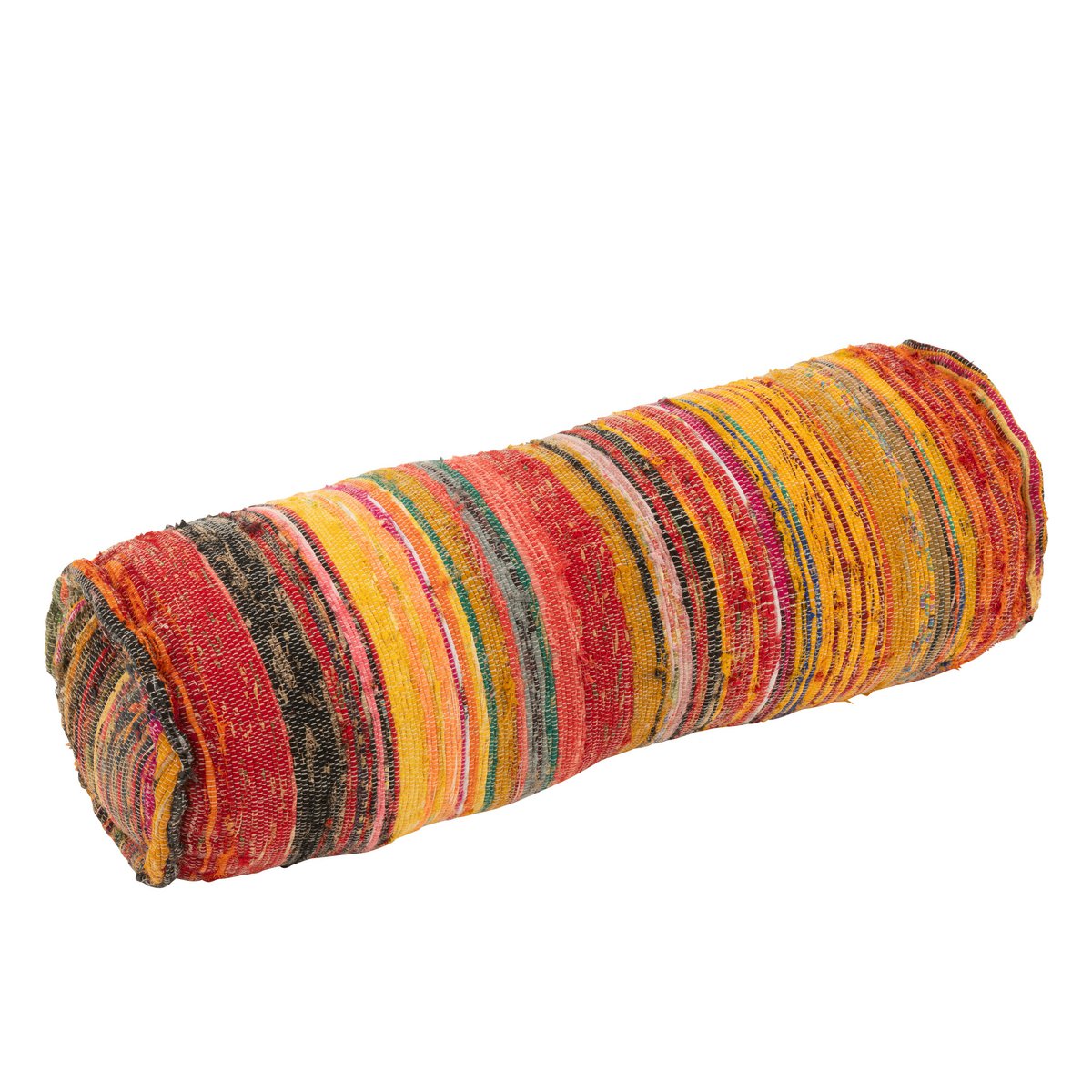 J-Line Coussin Traversin Chindi Mélange Coton/Polyester