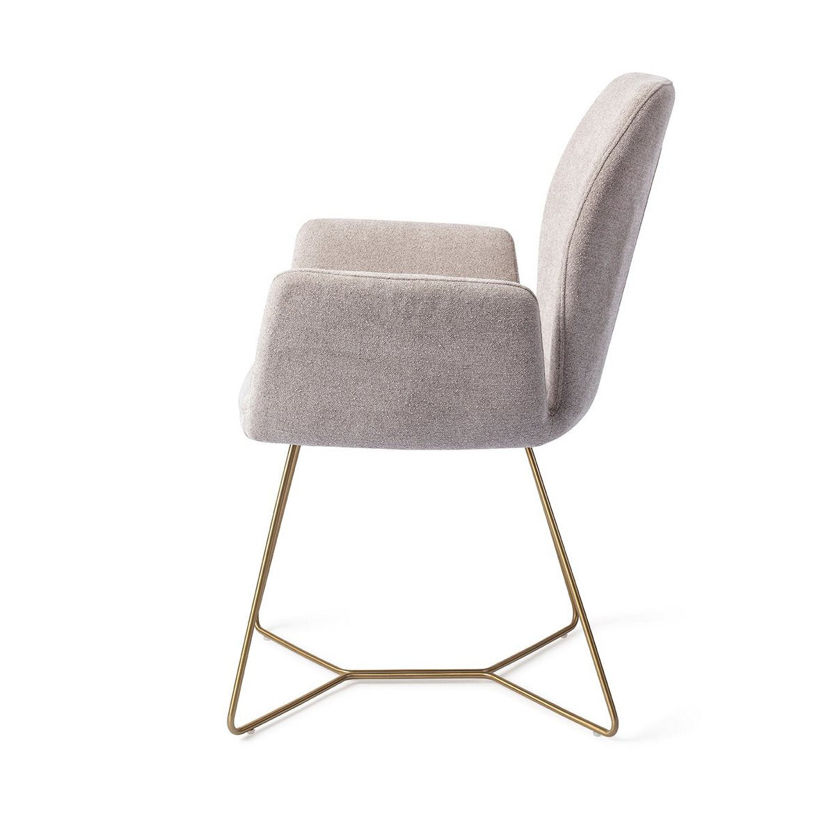 Jesper Home Misaki Chaise de salle à manger Beehive Or