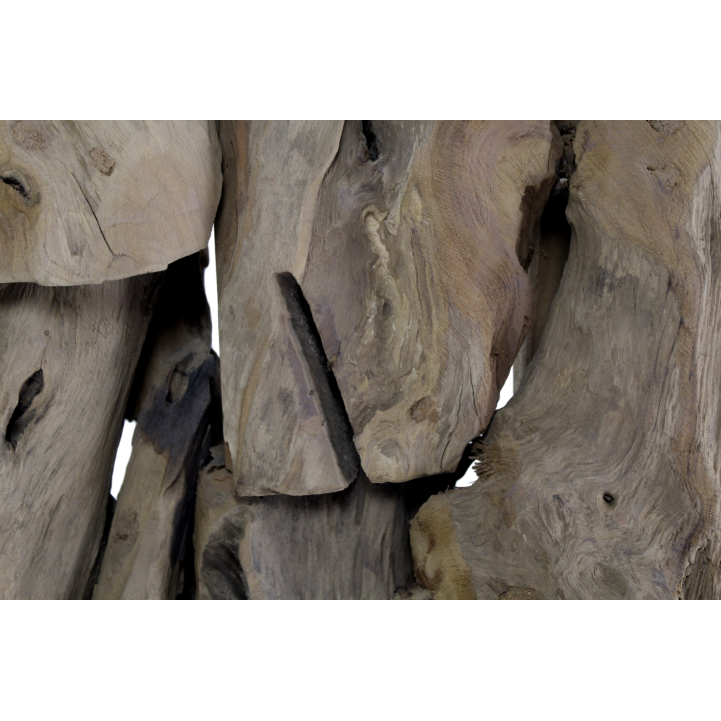 HSM Collection-Kamerscherm Root-80x30x215-Naturel-Teck