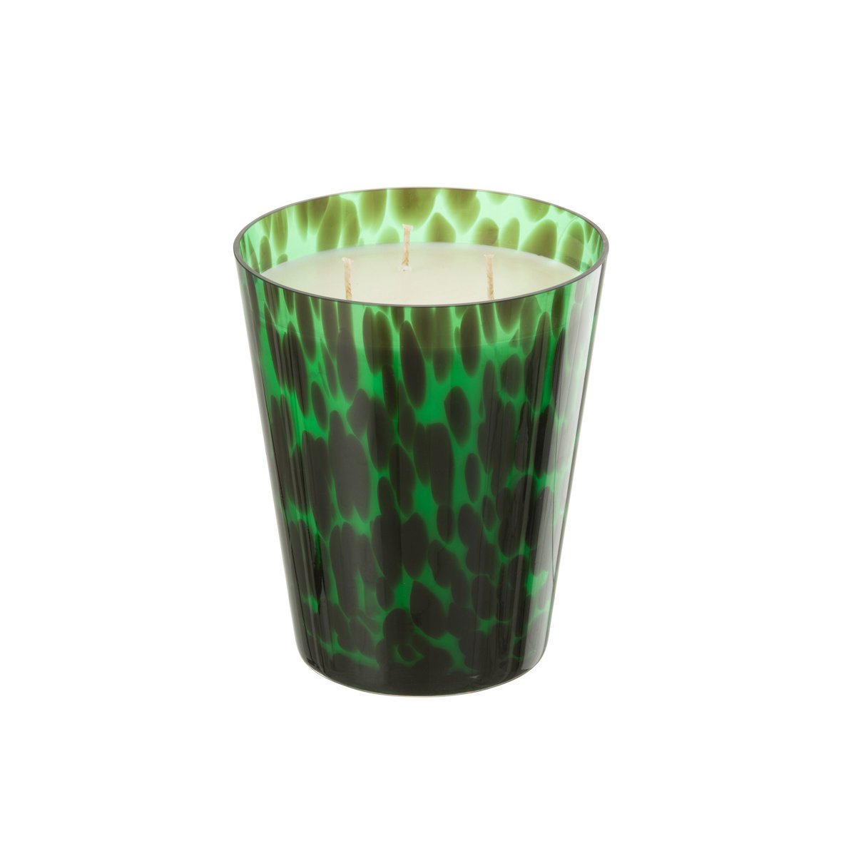 Bougie parfumée J-Line Noa - Bois de santal - verre - go - grande - 95U