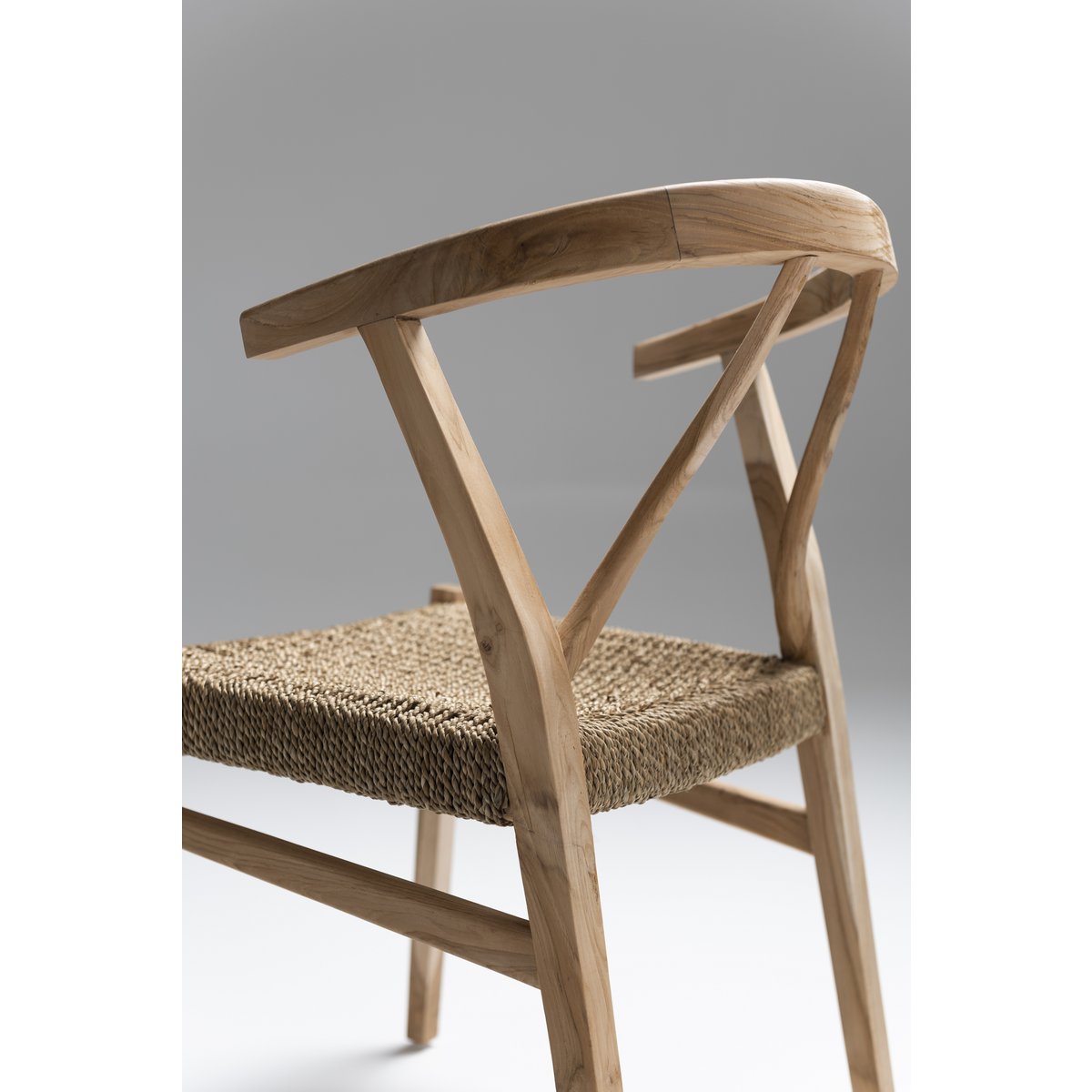 Chaise J-Line Alis Bois de Teck Naturel