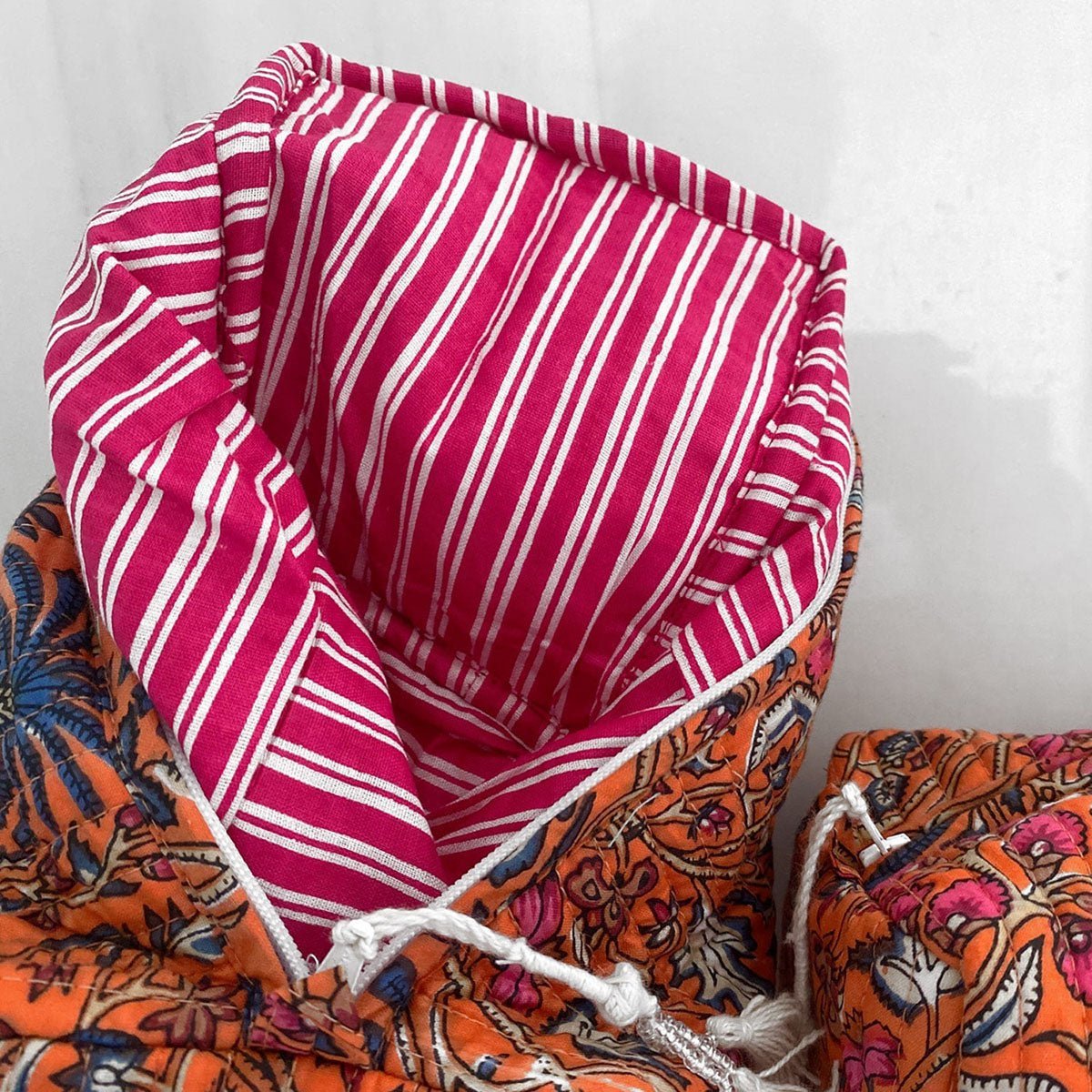 Sac cosmétique "Palme orange"