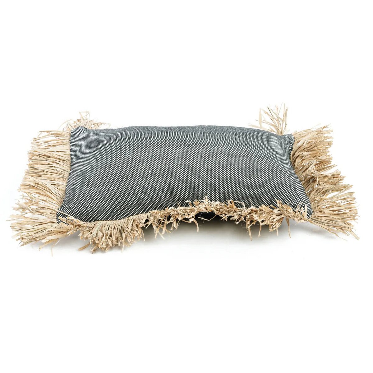 La Housse de Coussin Cotton Bonita - Noir Naturel - 30x50