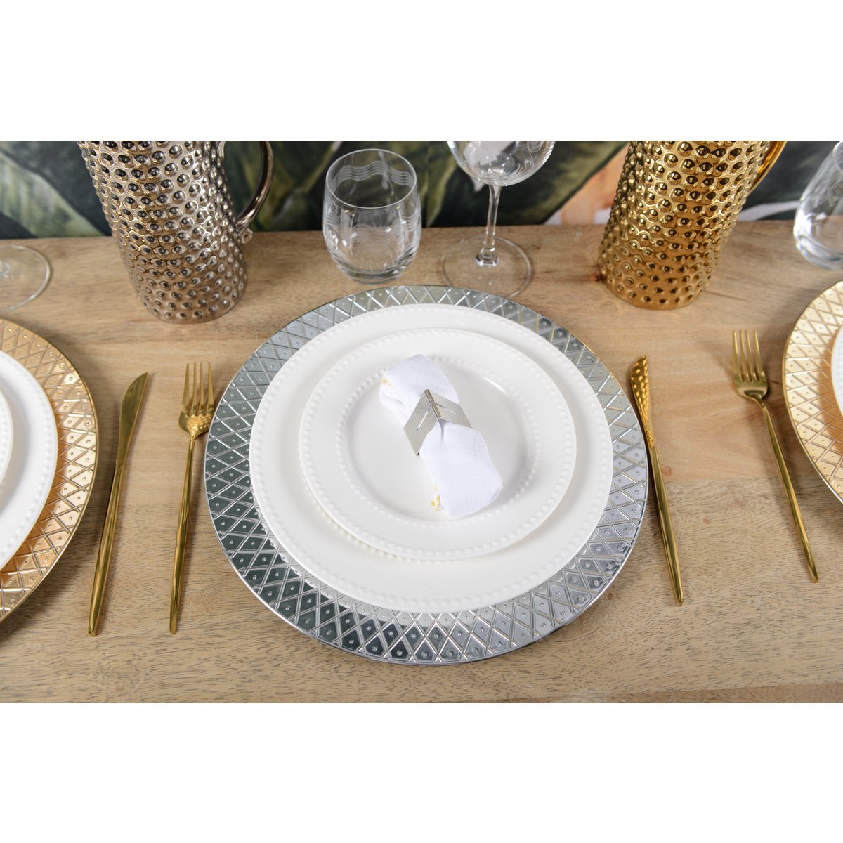 ASSIETTE A DESSERT PERLES 20 CM